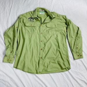 ORVIS Buzz Off Eagle Nest Lodge Men’s Large Long Sleeve Shirt